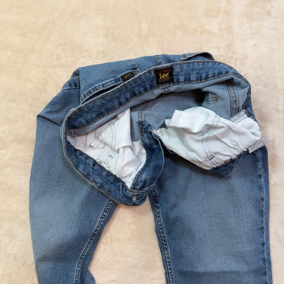 Lee Cropped Capri Straight Leg / Boyfriend Denim - i 14 - Picture 3 of 5